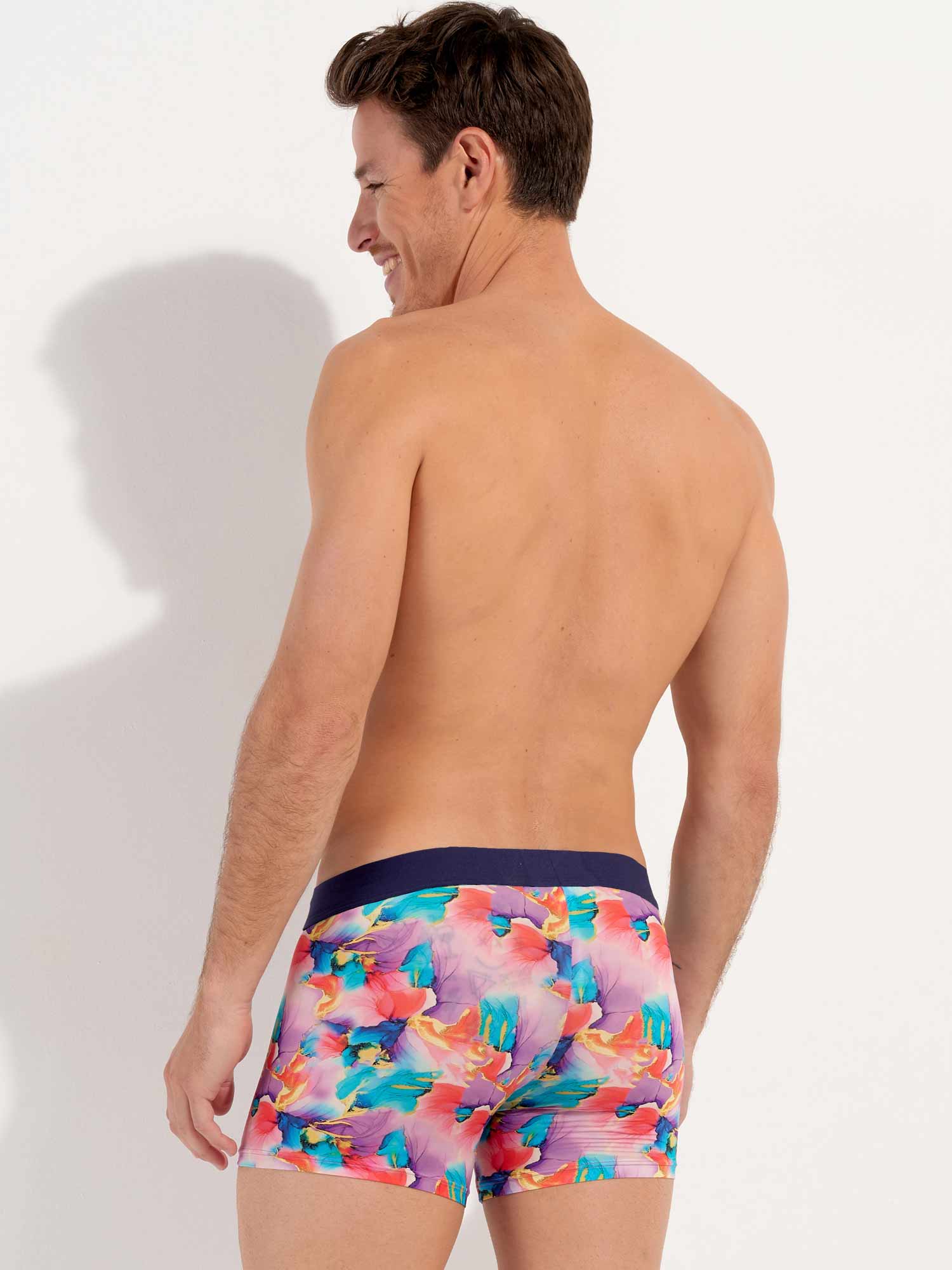 Boxer Briefs - Aquaflowers Boxer Briefs - Aquaflowers