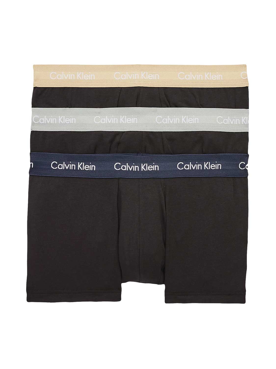 Calvin Klein - 3p Low Rise Trunk - Cotton Stretch -