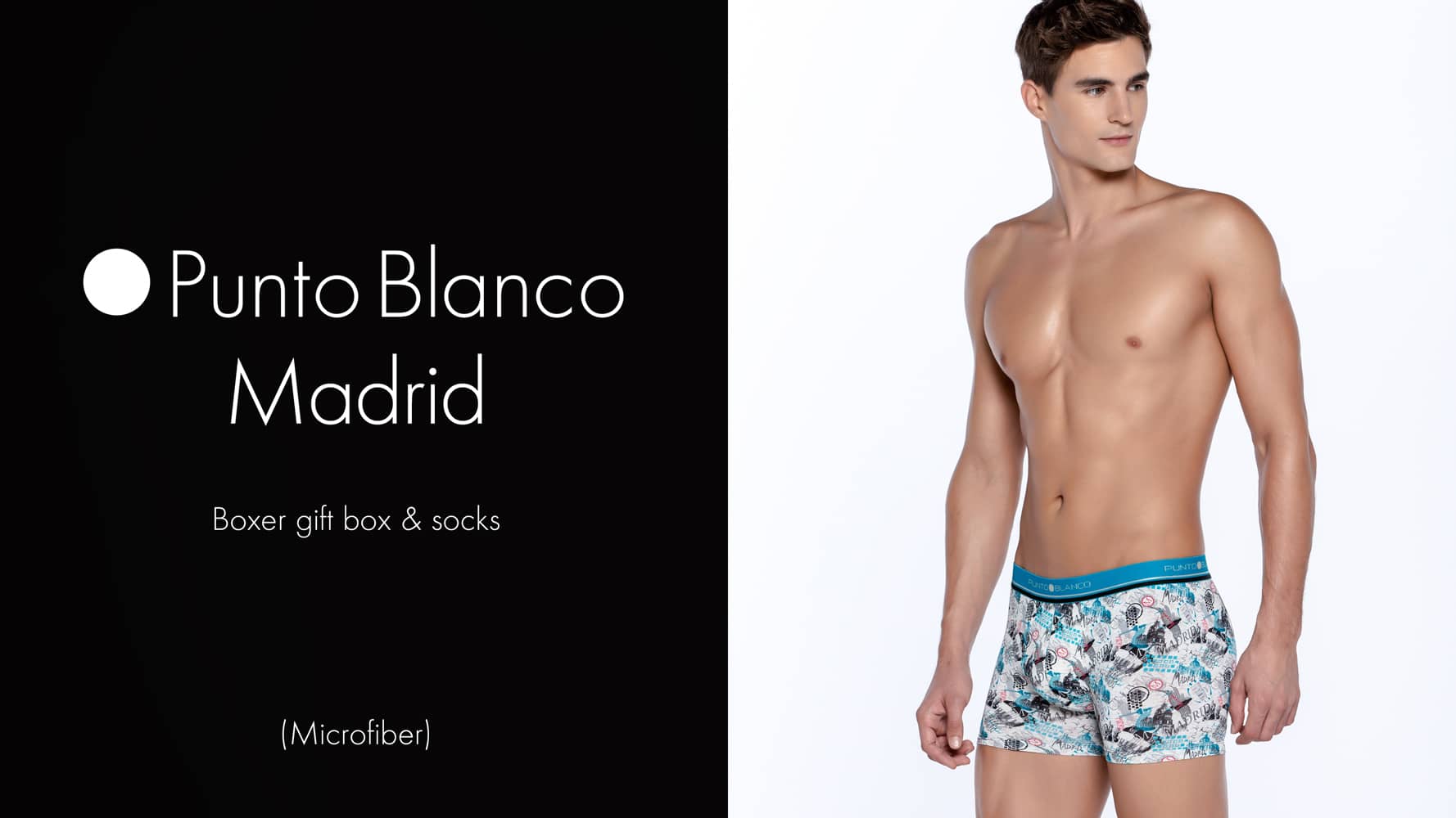 Boxer gift box and socks - Madrid