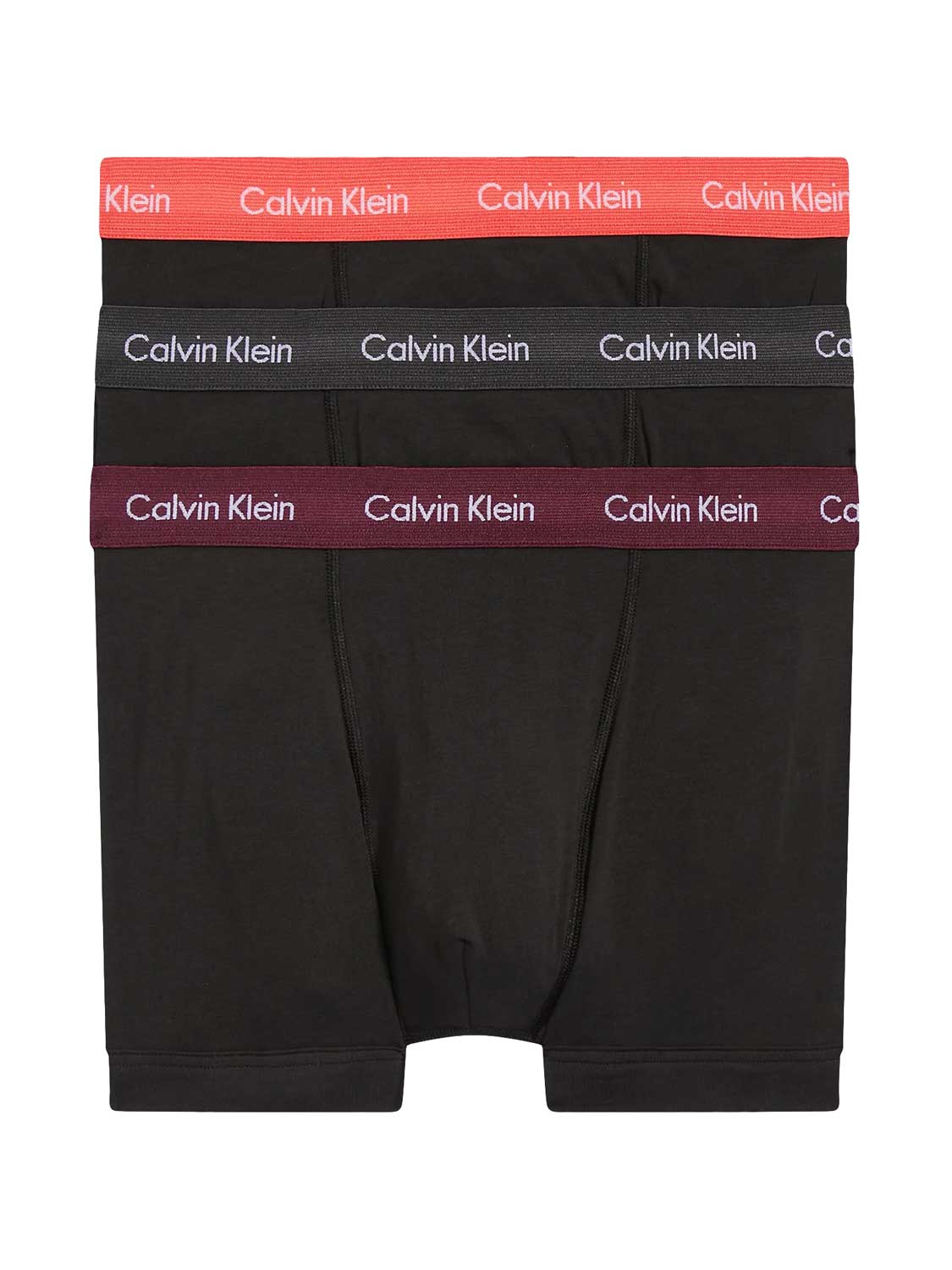 Calvin Klein 3p Trunk Cotton Stretch 6GS